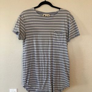 UO Scallop Striped T